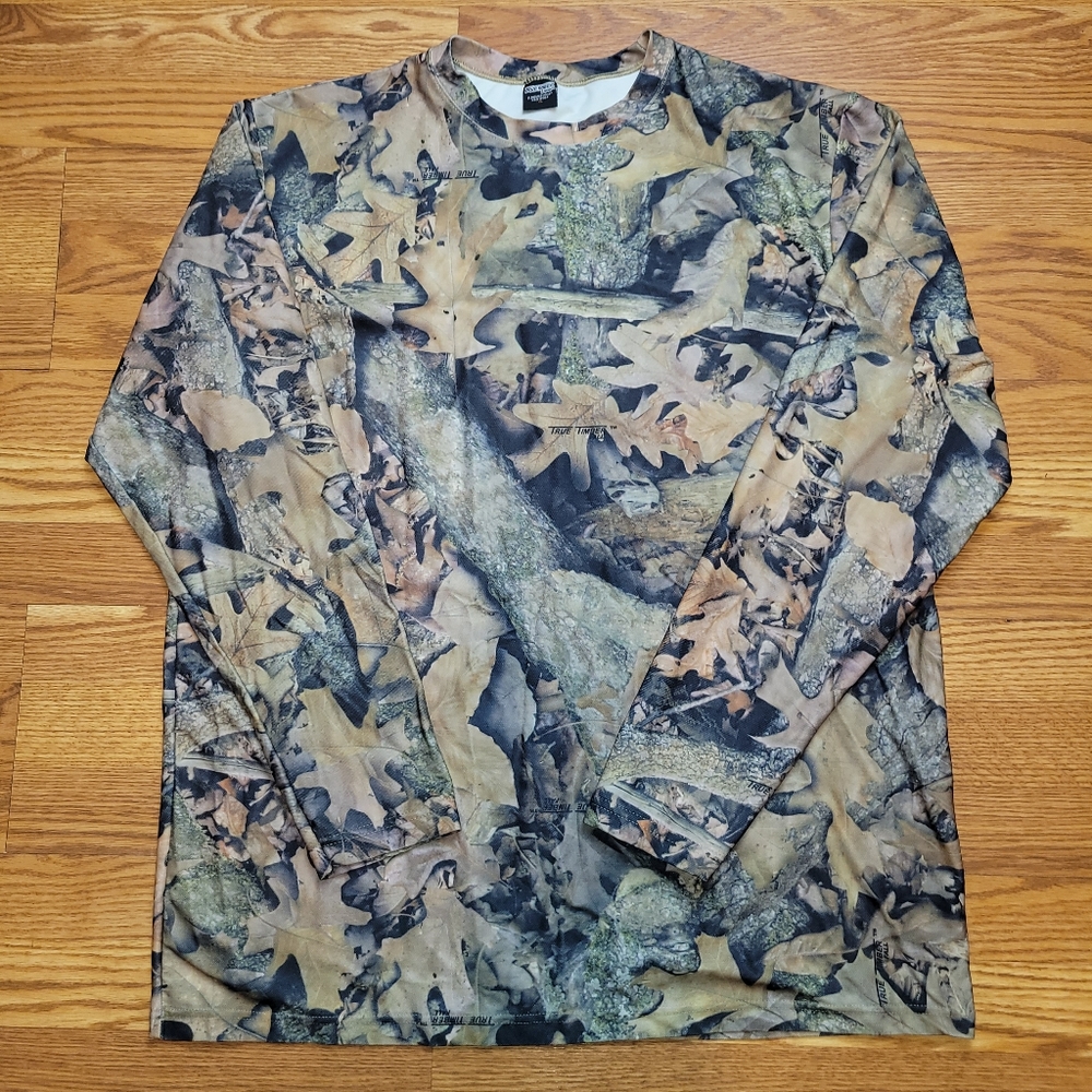Vintage True Timber Hunting Shirt Camo Mens XL USA Made Long Sleeve FAST SHIP